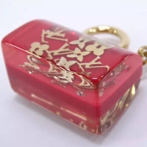 ⛔️SOLD⛔️ Key Charm Inclusion Red Speedy Bag Motif - Picture 6 of 8